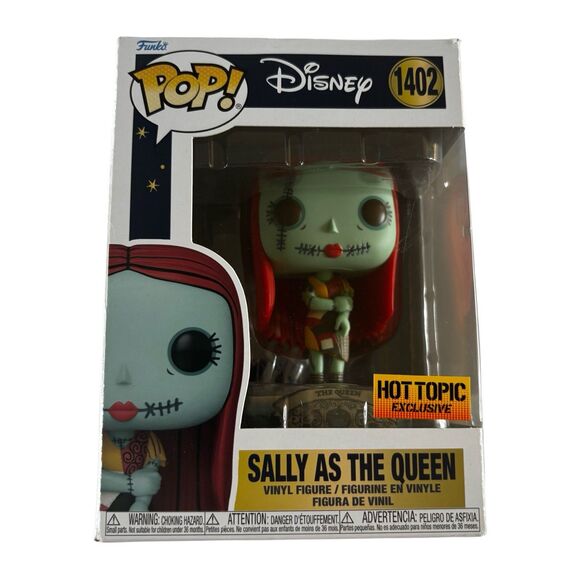 Funko Pop Nightmare Before Christmas Sally as The Queen 1402 With Plastic Case - Picture 2 of 10